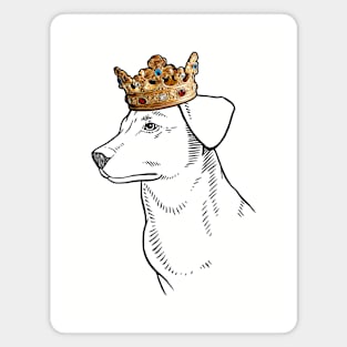 Corgidor Dog King Queen Wearing Crown Magnet